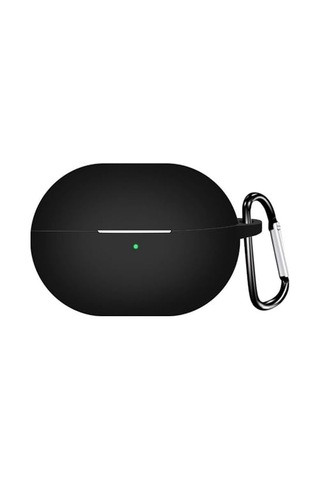 Pro 3 Kılıf Askılı Mat Silikon Siyah Freebuds Pro 3 İle Uyumlu Kılıf - Siyah