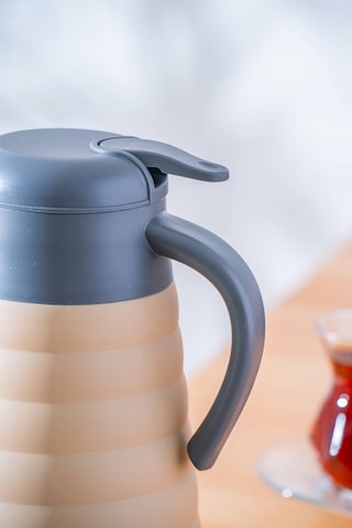 Acar Karat X Paslanmaz Çelik Boğum Detaylı Termos Bej - 1.5 L Bej