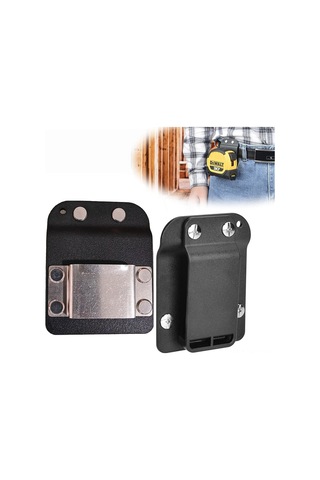 Kangvka 304 Paslanmaz Çelikli Evrensel Araç Tutucu - Akülü Matkap, Darbe Matkap, Çivi, Metre Çevre Ve Tutturucu Aracılar İçin Güvenli Klipsli Tasarım