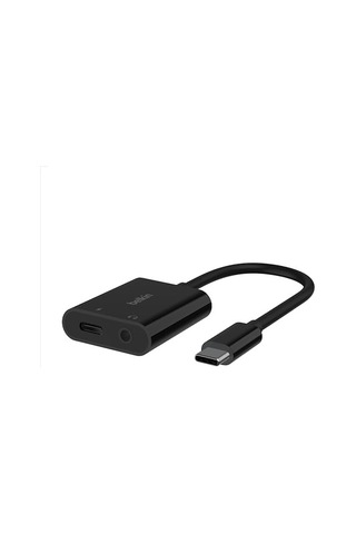 Usb-c Şarj Adaptörlü 3,5 Mm Ses, İpad Pro, Galaxy, Note, Google Pixel, Lg G6, Xperia, Oneplus Ve Daha Fazlası İle Uyumlu Usb-c Ses Adaptörü - Siyah