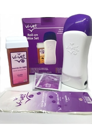 Vi-Vet Roll-On Wax Ağda Isıtıcılı Set