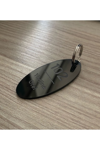 Siyah Parlak Minimal Kişiselleştirilebilir Otel Bungalov Apart An