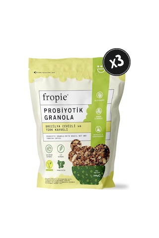 Fropie Brezilya Cevizi & Kahve Probiyotik Granola 3 x 200 G