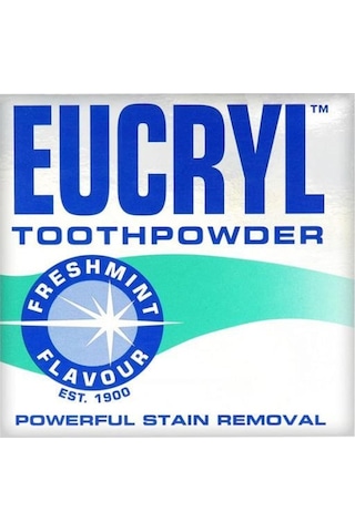 Eucryl Freshmint Smokers Beyazlatıcı Diş Tozu 50 G