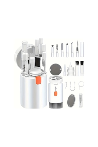 Elmpaly Beyaz 20si 1 Arada Çok Amaçlı Temizleme Seti Elektronik Cihazlar Klavye Fırçası Kulaklık Temizleme Kiti