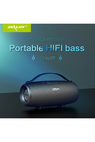 Teltree Kırmızı Zealot S34 10w Bt 5.0 Hoparlörü - Ipx5 Su Geçirmez, Tws Stereo, Hifi Ses, Aux/usb/tf Kart Desteği, 5-6 Saat Çalma Süresi