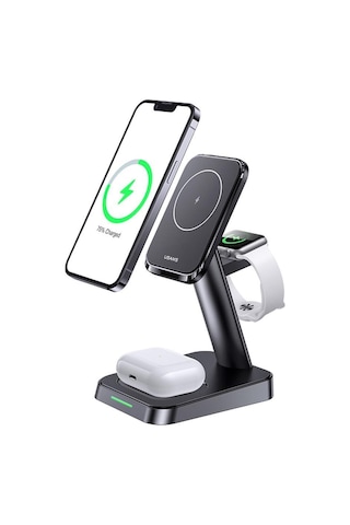 Usams Us-Cc150 20W 3In1 Typec Apple Uyumlu iPhone /Airpods/iOS Iwatch Manyeti