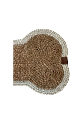 Kedi, Köpek Evcil Hayvan Mama Matı, Paspası - Bej