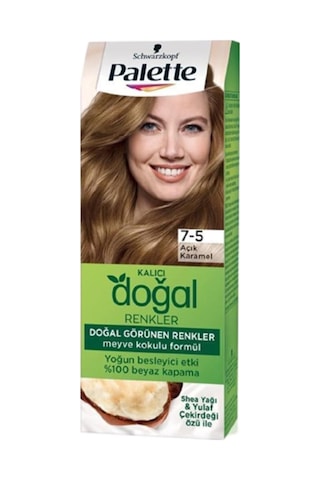Palette Doğal Renkler 7.5 Açık Karamel Kutu Saç Boyası 4'li Avantaj Paketi Mıchu