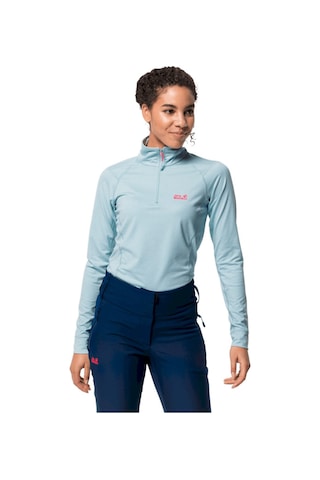 Jack Wolfskin Snow Sky Half Zip W Kadın Arakatman Polar Frosted Blue Frosted Blue