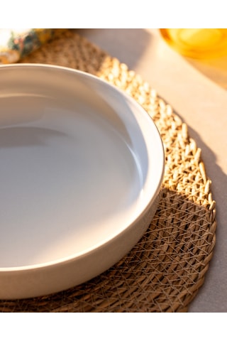 Madame Coco Grasse Yemek Tabağı - Gri Gri