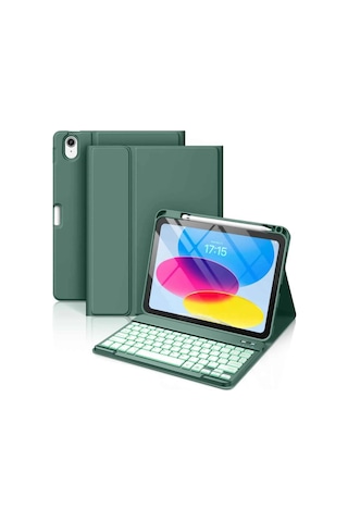 Apple Uyumlu iPad Air 11 4/5/6 Nesil M2/m3 2025 Klavyeli Tablet Kılıfı Klavye + Stand