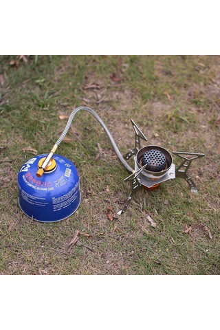 Kosona Lixada 3200w Çelik Füme Kamp Ocası - 360 Rüzgar Engeli, 2.5 Dakikada 1l Su Kaynatma, 10kg Yük Kapasitesi Çok Renkli