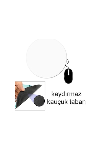 Sublimasyon İthal Yuvarlak Mouse Pad 19,5 Cm - 3 Mm