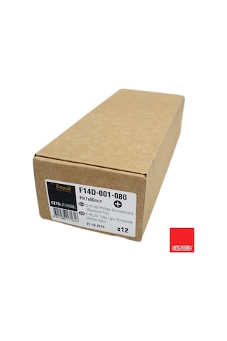 Ceta Form Ph1 X 80 Mm Elmas Kayma Önleyici Yıldız Tornavida F14d-001-080