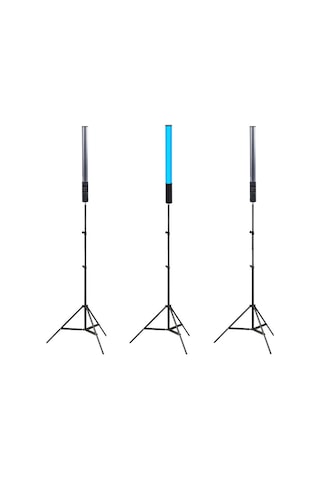 Gdx TB-40 RGB Led Tüp Işık 3'lü Set