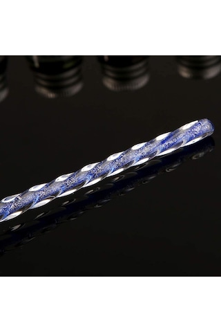 El Yapımı Cam Dolma Kalem Kaligrafi Hokka Seti 12 Mürekkepli