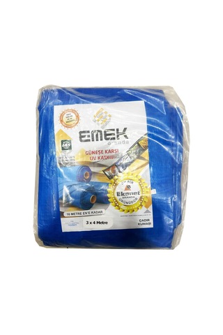 Emek Çadır Kumaşı Branda Tente Uv Güneşlik Gölgelik Koruma Yağmur Su Geçirmez - 3x4 Metre - 5 Paket Diğer