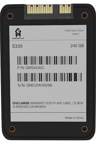 Game Master GMSA240C 2.5" 240 GB 550/500 MB/S SATA 3 SSD