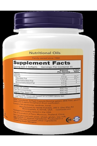 Now Omega 3 3-6-9 90 Softgels