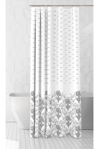 Banyo Perdesi 1x110x200 Tek Kanat Duş Perdesi Halka Hediyeli 1228 Çok Renkli