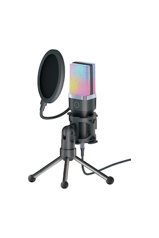 Medya Tech X1r Usb Kablolu Asmr Rgb Oyuncu Ve Stüdyo Mikrofonu