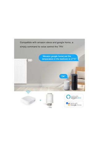 Tuya Zigbee Termostatik Radyatör Vanaları Akıllı Kablosuz E22591