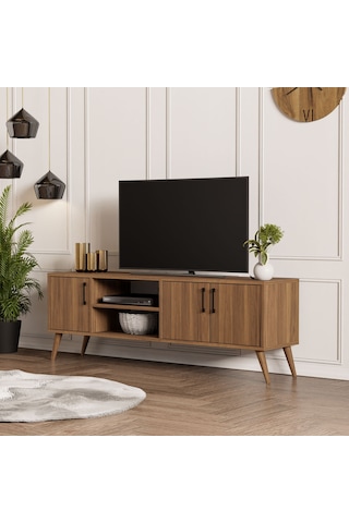 Mezza 1582 Exxen 150 Cm (Ahşap Ayaklı) Tv Üni̇tesi̇ Ürgüp Rengi