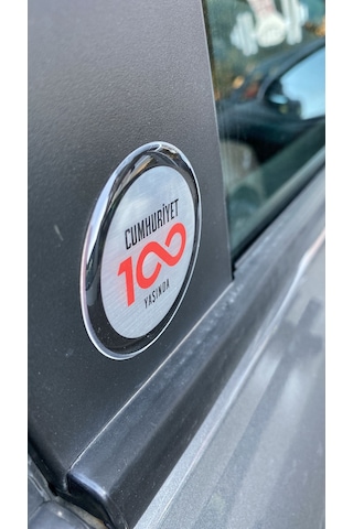 Cumhuriyet 100 Yaşında Silikon Logo 1 Adet