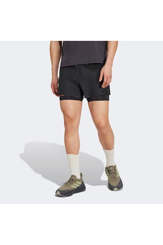 Adidas Adi365 H.koumori 2in1 Erkek Siyah Koşu Şortu Jm1211