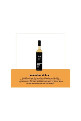 Alta Naturel Doğal Fermente Mandalina Sirkesi 250 ML