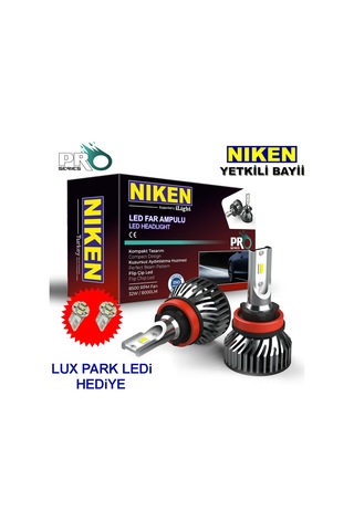 Niken H8 Led Xenon Far Ampul Pro Serisi
