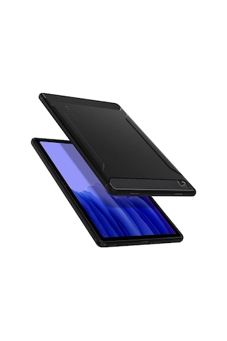 Galaxy Tab A7 Kılıf Uyumlu Spigen Rugged Armor - Black