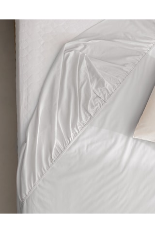 Manon Tek Kişilik %100 Pamuk Ranforce Lastikli Çarşaf - Gri Gri