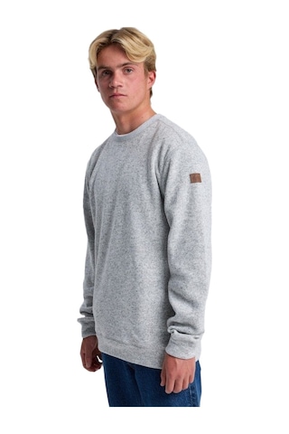 Quıksılver Quiksilver Keller Crew Erkek Gri Sweatshirt Sjsh
