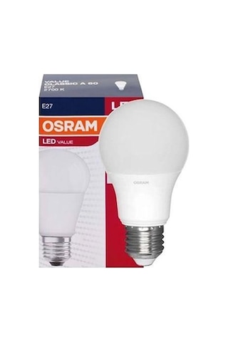 Osram Ledvance Value Cla 60 2700 E27 8,5w Günışığı Led Ampul