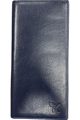 Karali Deri Mıknatıslı Arka Kartlık Cüzdan Lacivert Bc429-4 Lacivert