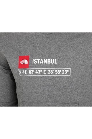 The North Face Erkek Gps Hoodıe Istanbul Nf0a7zc1dyy1 Gri