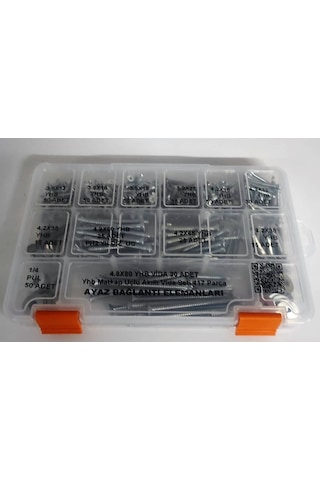 Ayaz Yhb Matkap Uçlu Akıllı Vida Seti 417 Parça