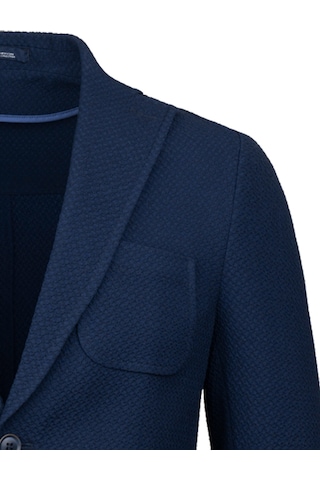 Hatemoğlu Lacivert Slim Fit Mono Yaka Klasik Ceket 33138 Lacivert