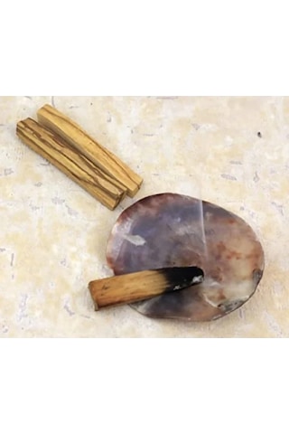Enerji Başlangıç Seti: Palo Santo Tütsü Ve Deniz Kabuğu Tütsülük