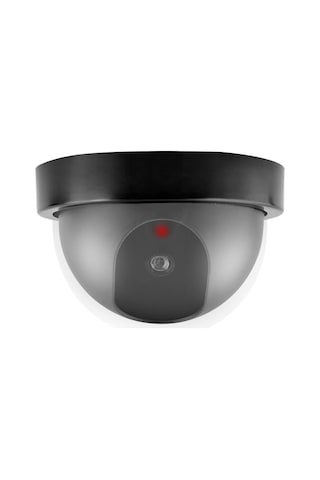 Simüle Gözetleme Kamerası Sahte Ev Kubbe Kukla Kamera Flaşlı Kırmızı Led Işık Güvenlik Kamerası İç Mekan Dış Mekan