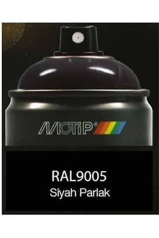 Motip Carat Ral9005 Siyah Parlak Sprey Boya 400Ml Made in Germany N11.21