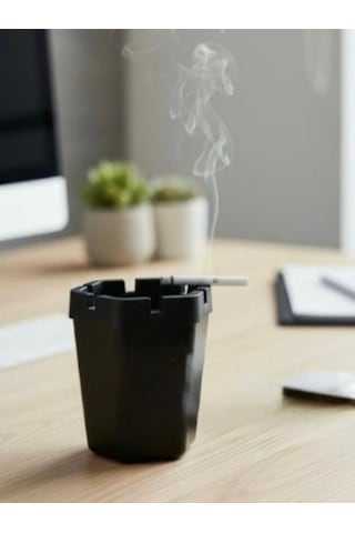Plastik Kokusuz Küllük Kültablası 1 Adet Sigara Kül Kabı