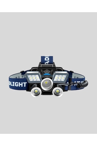Outdoor - 602 - Ve Gece Balıkçılığı İçin Led Kafa Lambası Usb Şarjlı, 60 - Kmrsfres - Ayarlanabilir Far