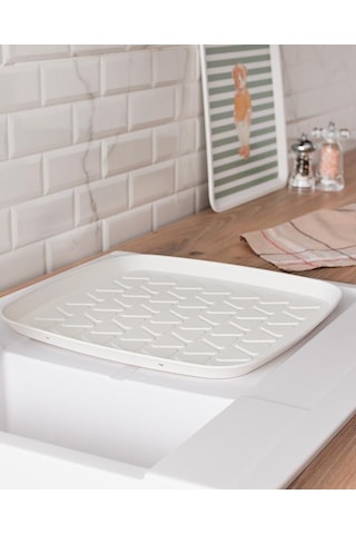 Madame Coco Emmy Bulaşık Matı Soft Ekru
