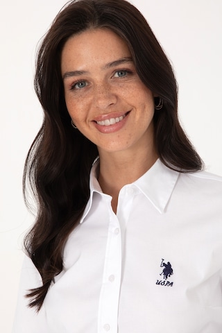 U.s. Polo Assn. Kadın Beyaz Gömlek Basic 50307989-vr013 Beyaz