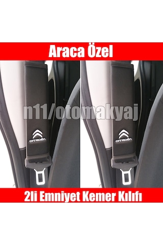 Citroen Berlingo 2002-2009 Oto Koltuk Deri Emniyet Kemer Kılıfı