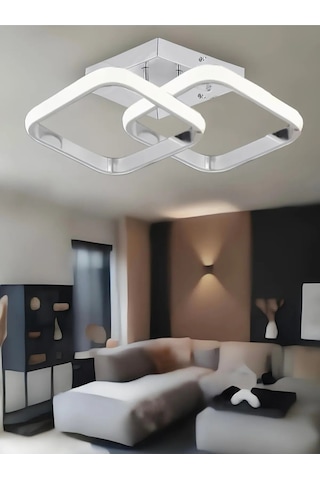 Hollykare Model Tekli Plafonyer Beyaz Işık Ultrapower Avizep