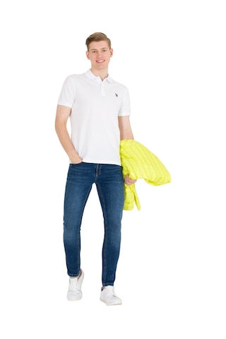 U.S. Polo Assn. Erkek Polo Yaka T-shirt Beyaz